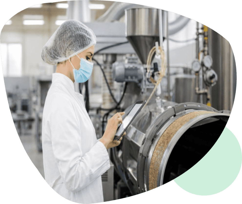 Technicien Usine Ali Avec Rond